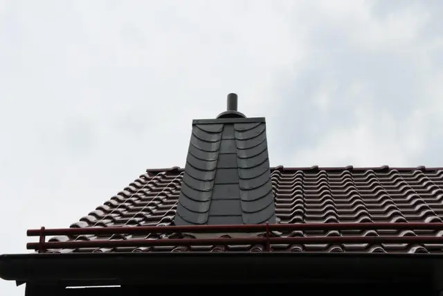 Verschieferte Hausfassade